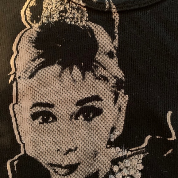 Aubrey Hepburn Tank Top. Sz. M - Picture 3 of 3